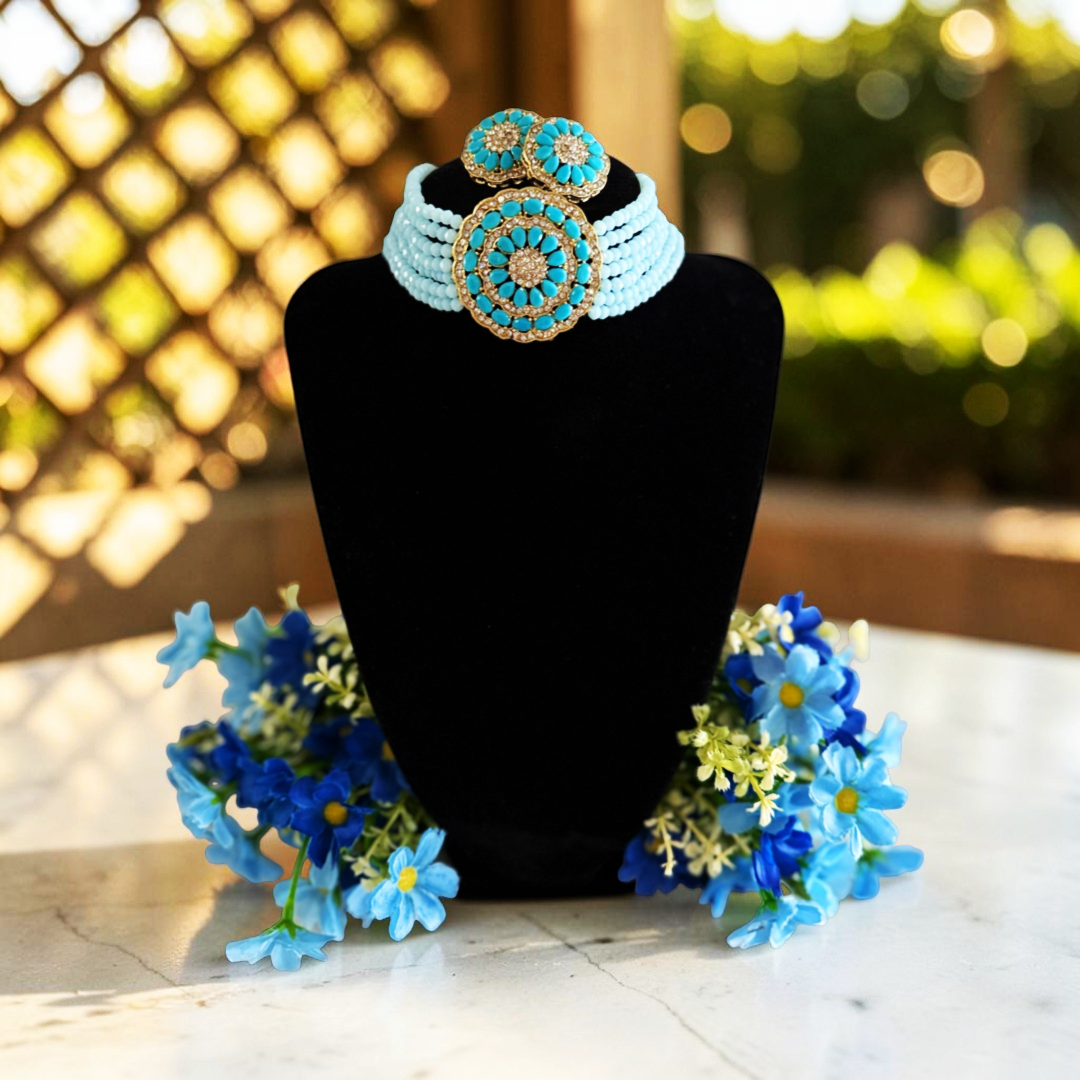 Blue Classic Choker Set LIMITED EDITION