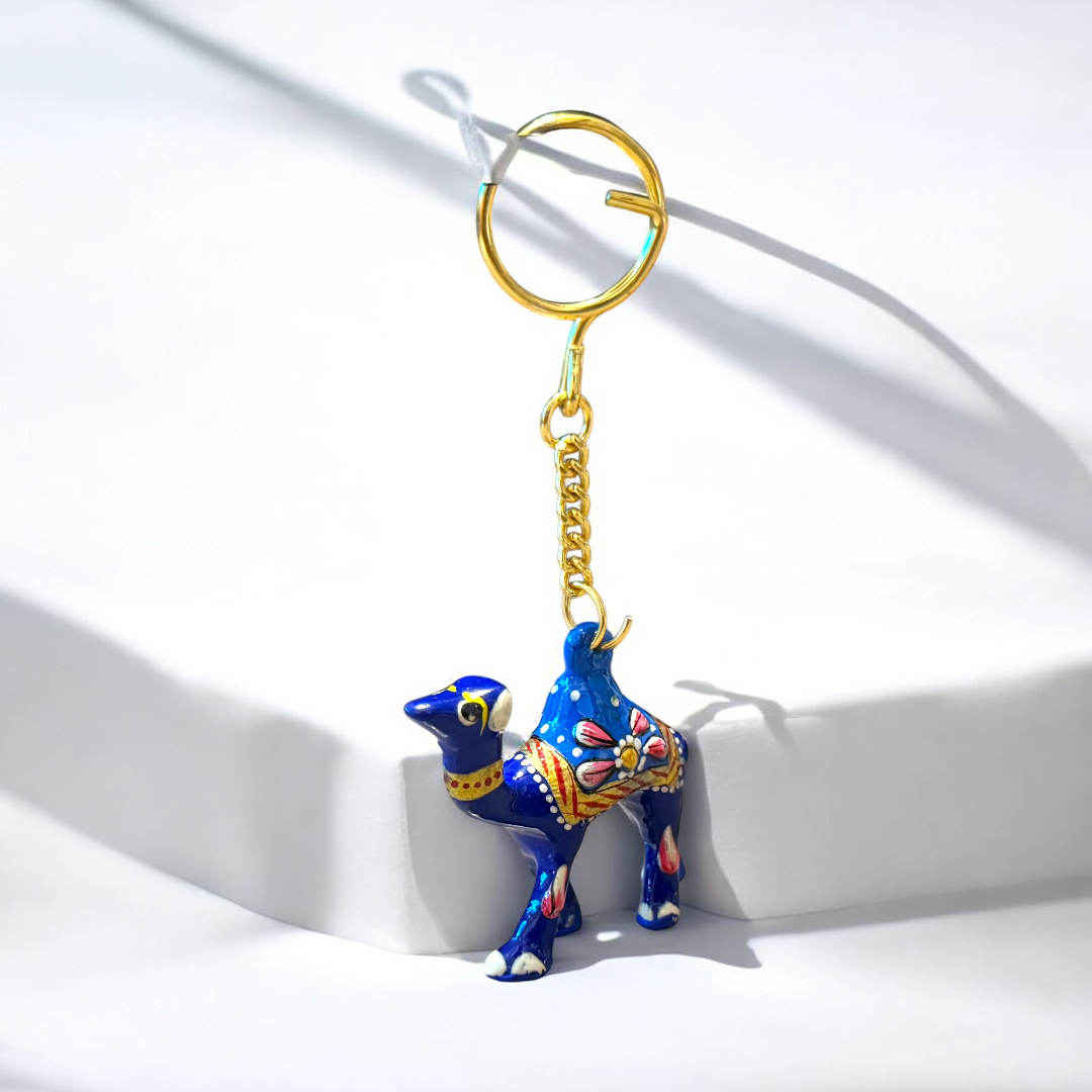 Blue Camel Keyring
