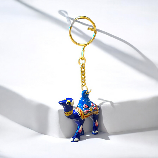 Blue Camel Keyring