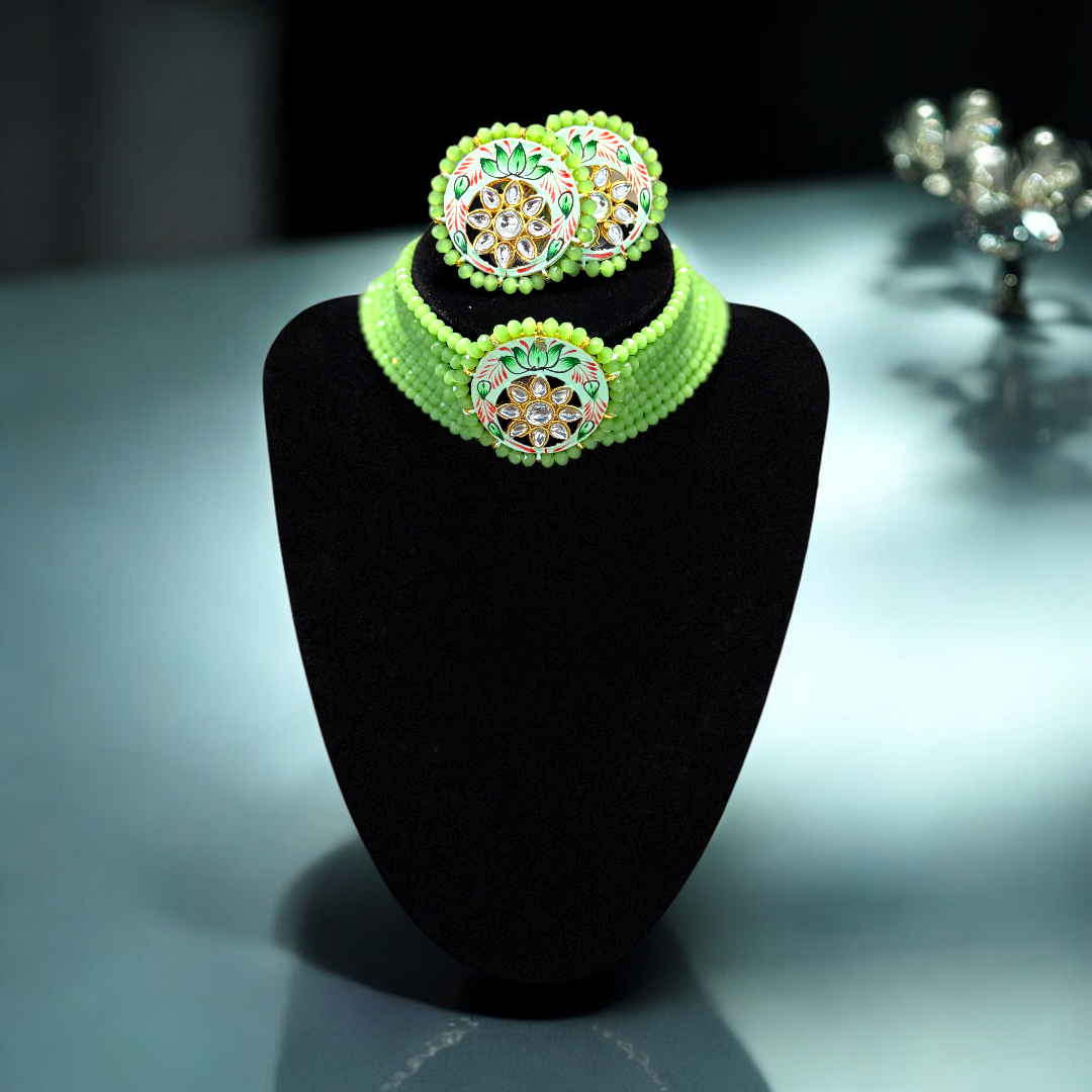 Meenakari Choker Set