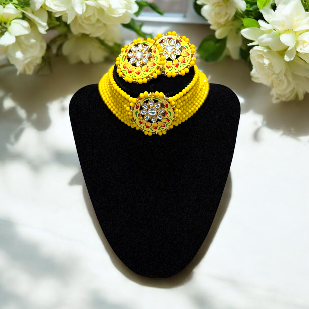 Meenakari Choker Set