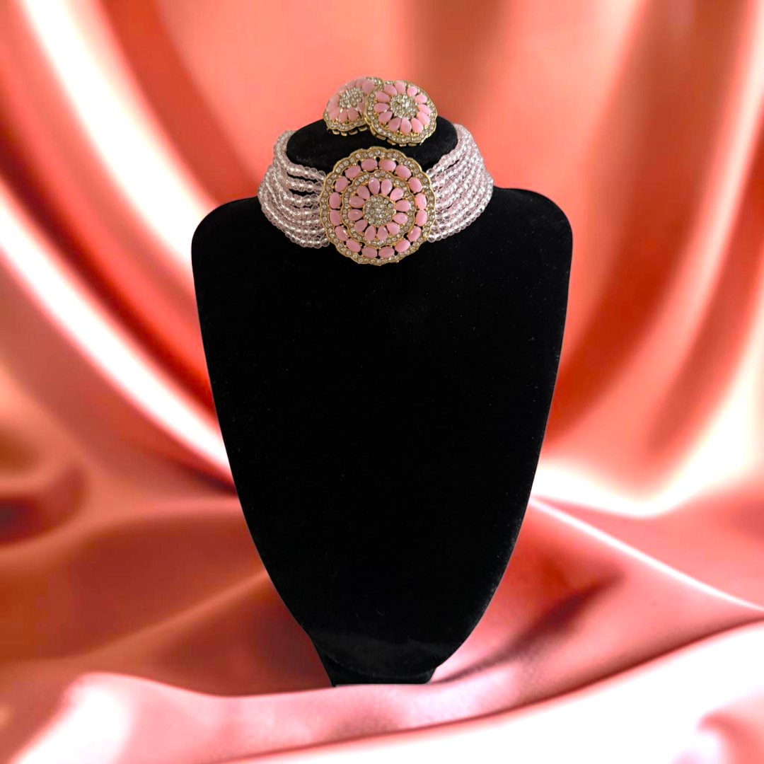 Pink Classic Choker Set NEW