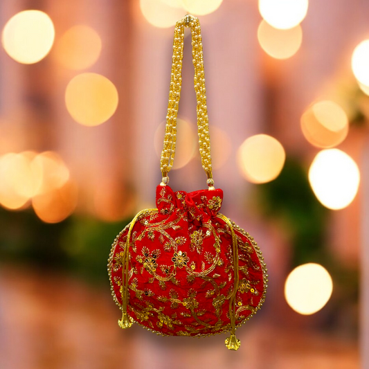 Red Potli Bag