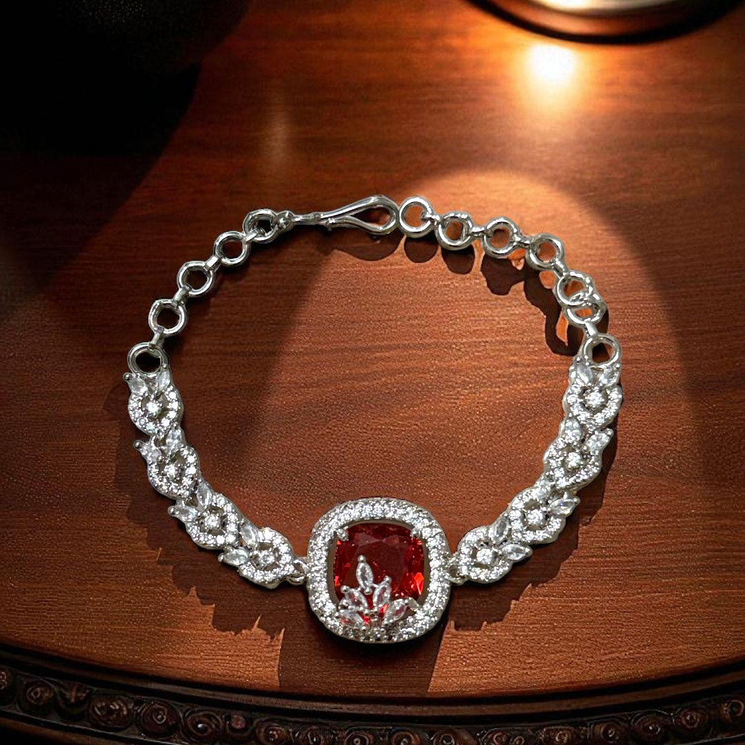 Sparkling Square Crystal Bracelet
