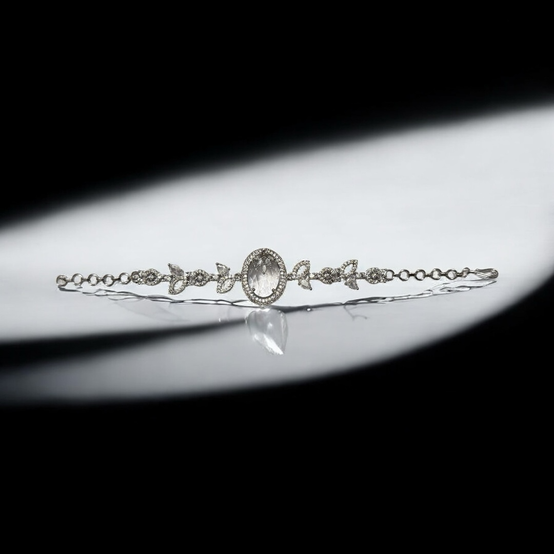 Oval Crystal Bracelet