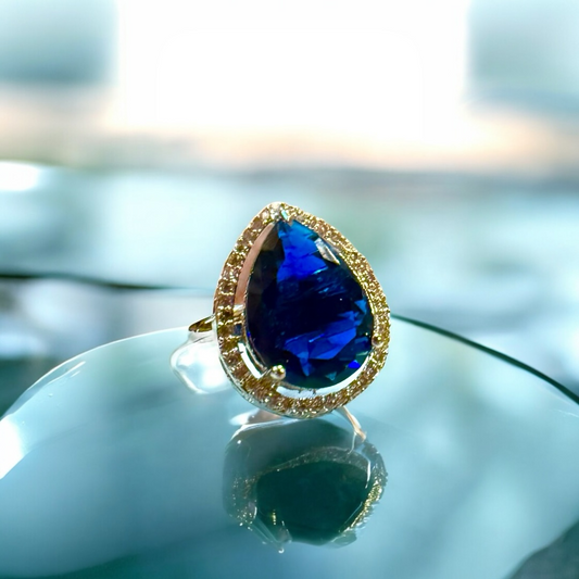 Ocean Blue Gemstone Ring