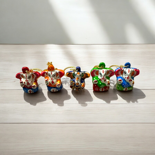 Colourful Ganesh Keyring